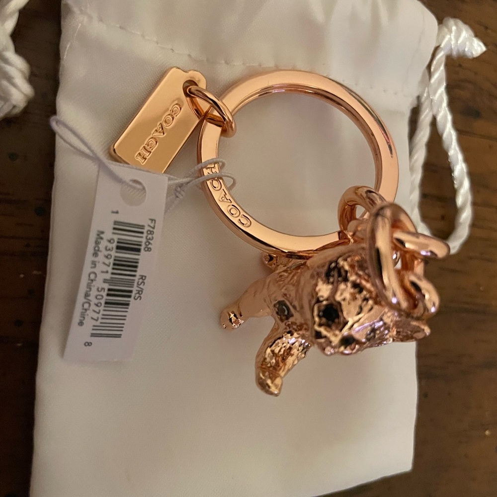 Coach kitten Keychain ( rare )